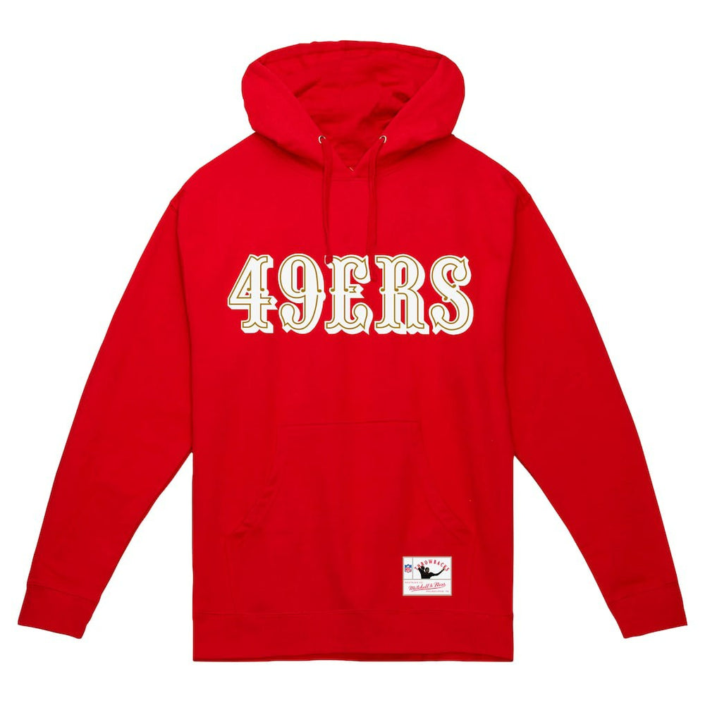 NFL San Francisco 49ers Team Wordmark Vintage Pullover Hoodie