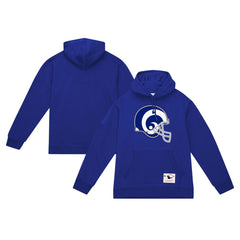 NFL Los Angeles Rams Helmet Logo Vintage Pullover Hoodie