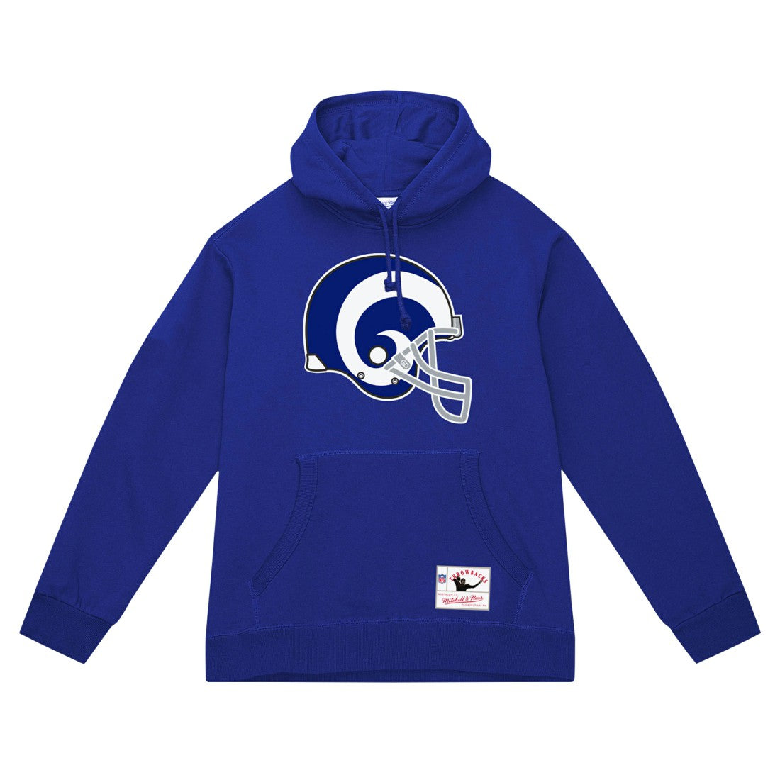 NFL Los Angeles Rams Helmet Logo Vintage Pullover Hoodie