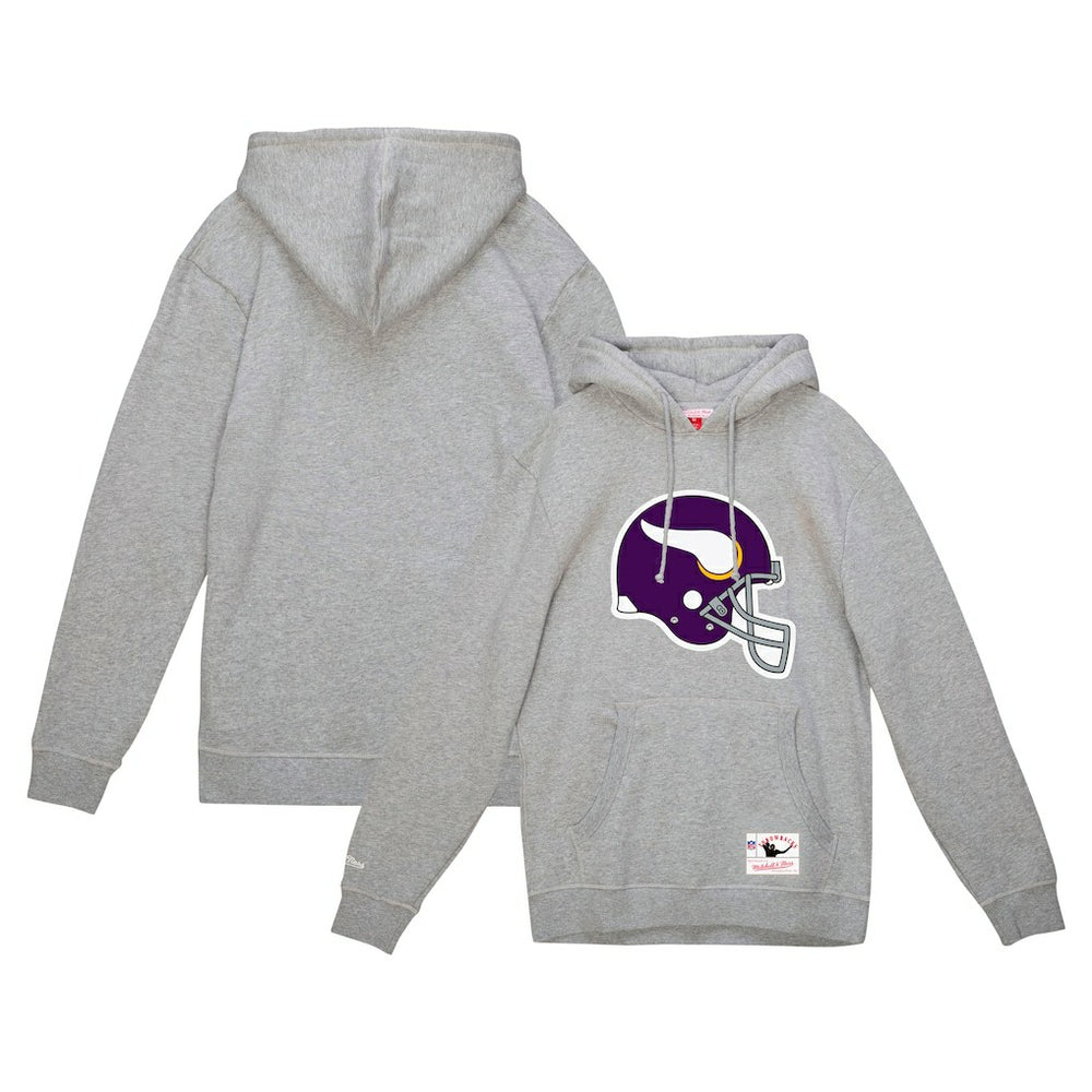 NFL Minnesota Vikings Helmet Logo Vintage Pullover Hoodie