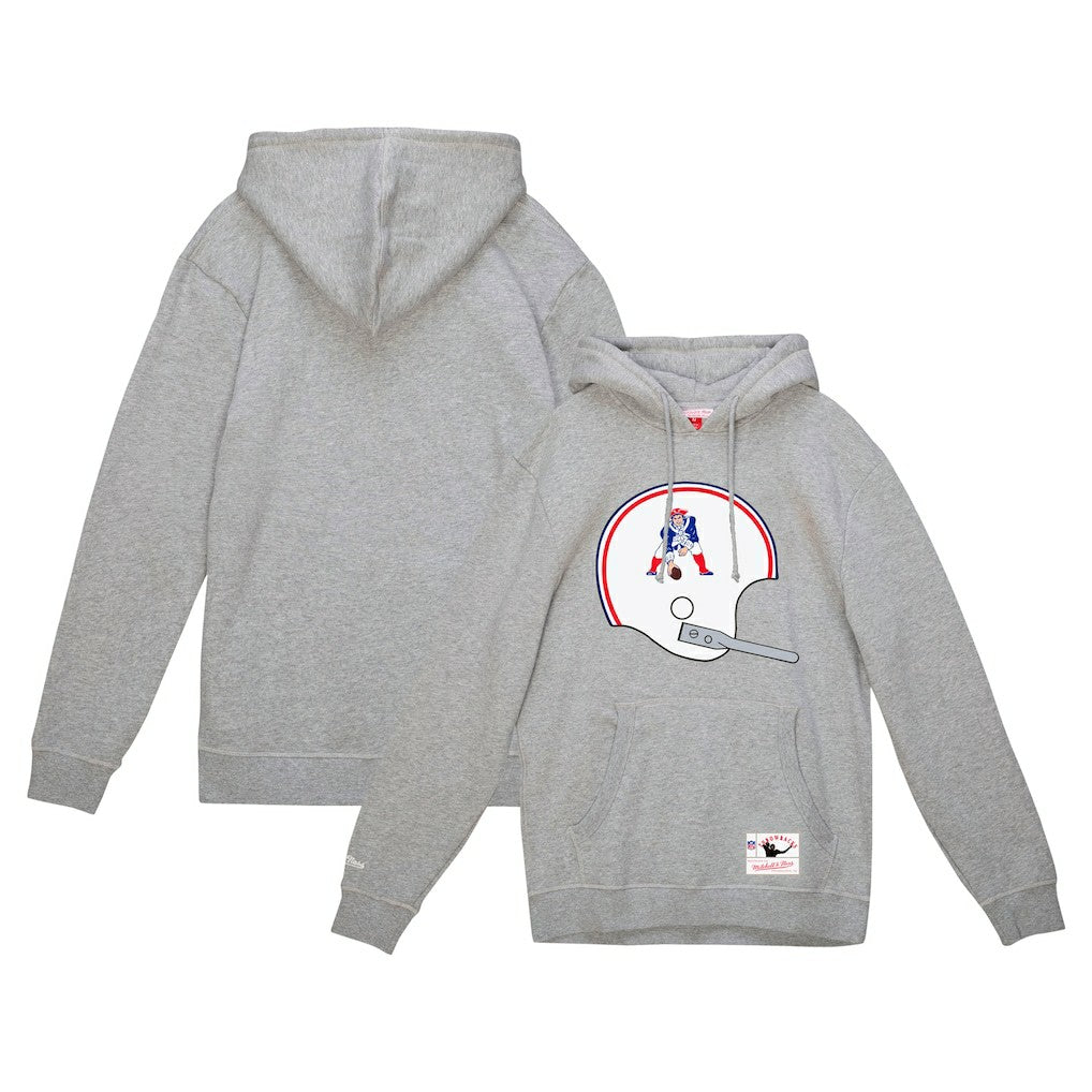 NFL New England Patriots Helmet Logo Vintage Pullover Hoodie