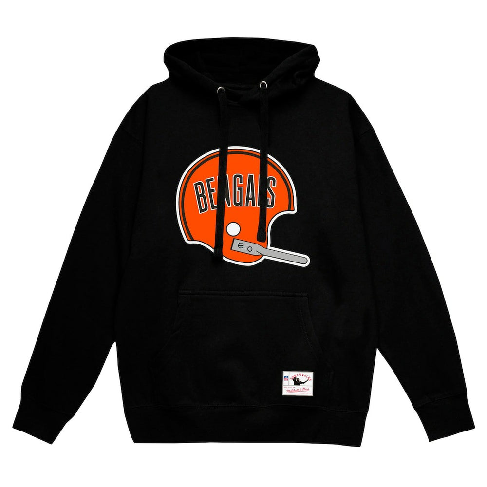 NFL Cincinnati Bengals Helmet Logo Vintage Pullover Hoodie