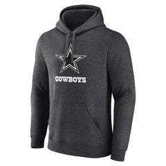 NFL Dallas Cowboys Personalized Name & Number Monochrome Pullover Hoodie