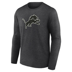 NFL Detroit Lions Personalized Name & Number Monochrome Long Sleeve T-Shirt