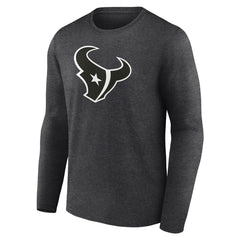 NFL Houston Texans Personalized Name & Number Monochrome Long Sleeve T-Shirt