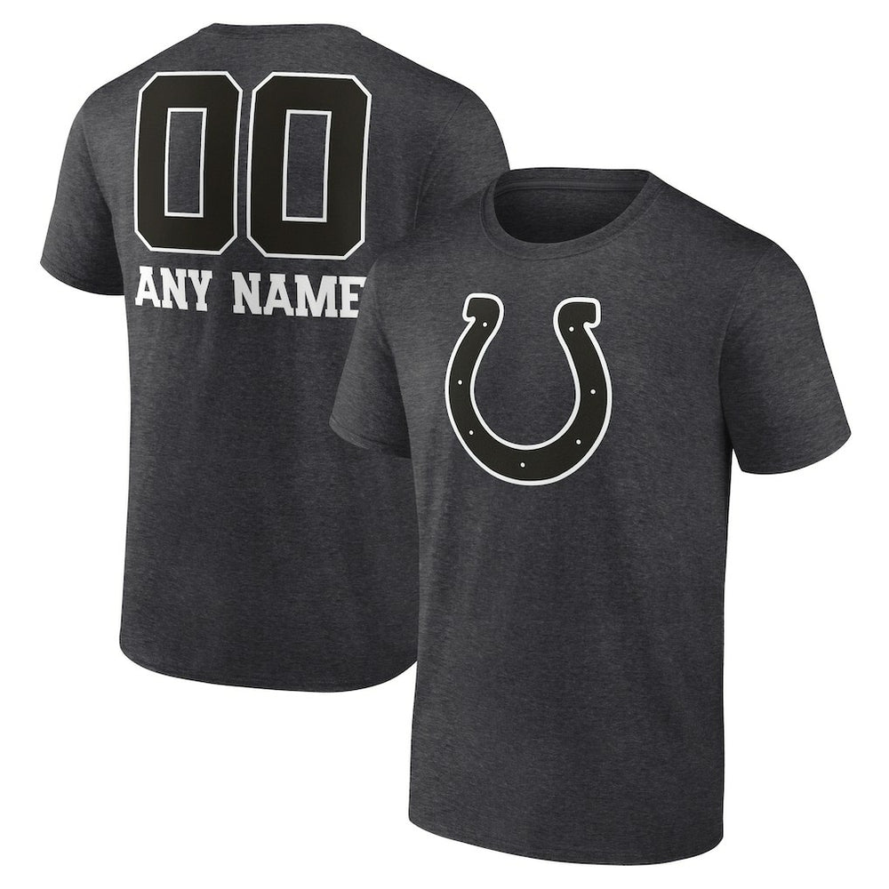 NFL Indianapolis Colts Personalized Name & Number Monochrome T-Shirt