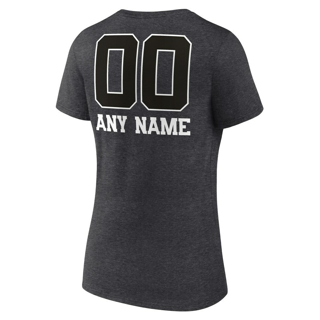 NFL Indianapolis Colts Women's Personalized Name & Number Monochrome V-Neck Long Sleeve T-Shirt