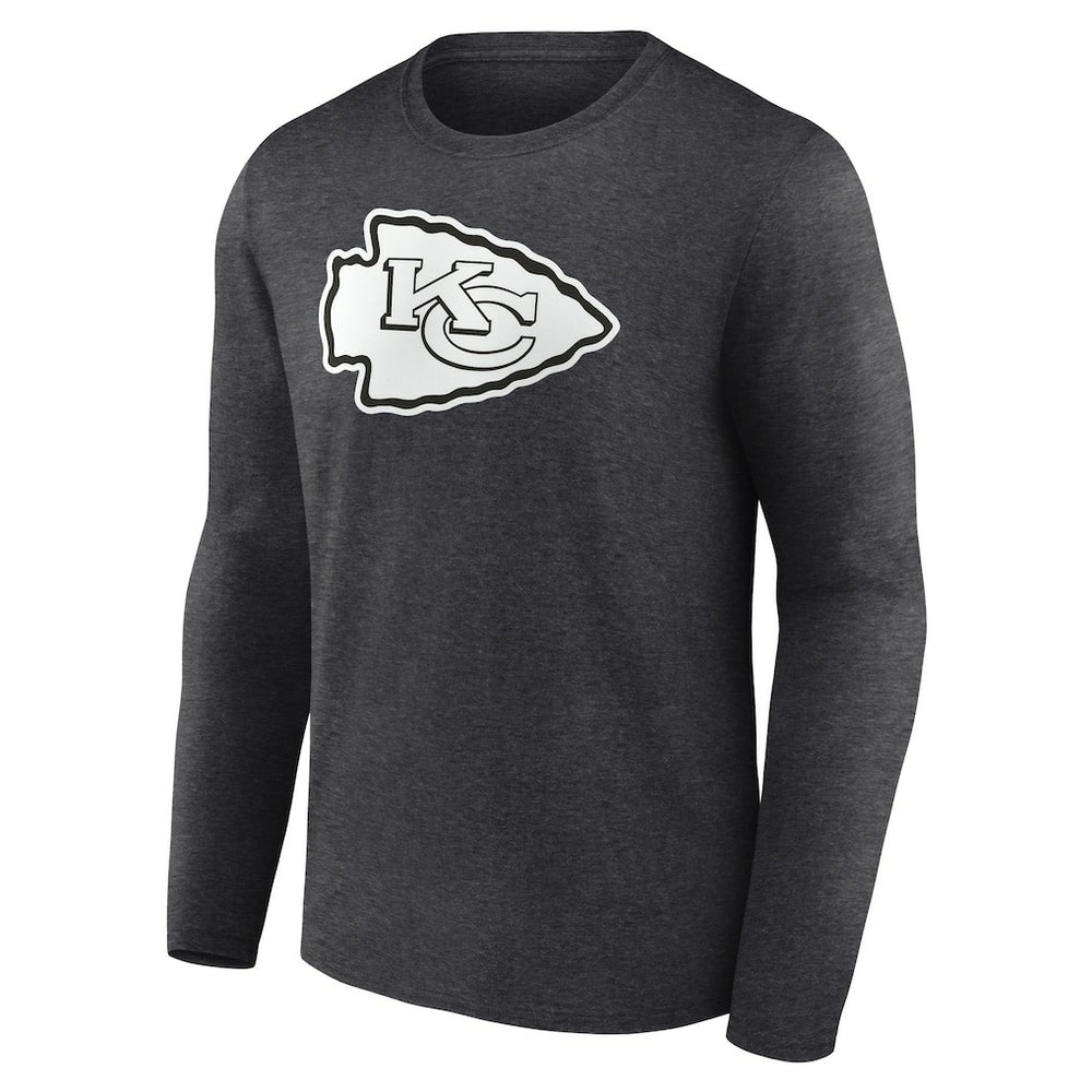 NFL Kansas City Chiefs Personalized Name & Number Monochrome Long Sleeve T-Shirt