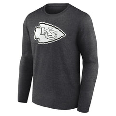 NFL Kansas City Chiefs Personalized Name & Number Monochrome Long Sleeve T-Shirt