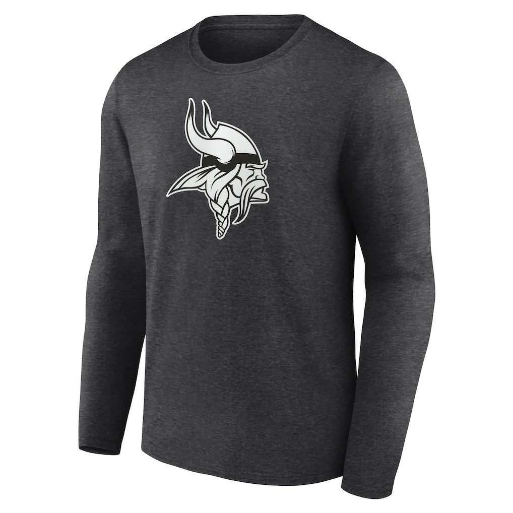 NFL Minnesota Vikings Personalized Name & Number Monochrome Long Sleeve T-Shirt