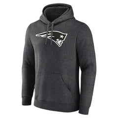 NFL New England Patriots Personalized Name & Number Monochrome Pullover Hoodie