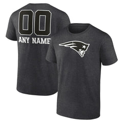 NFL New England Patriots Personalized Name & Number Monochrome T-Shirt