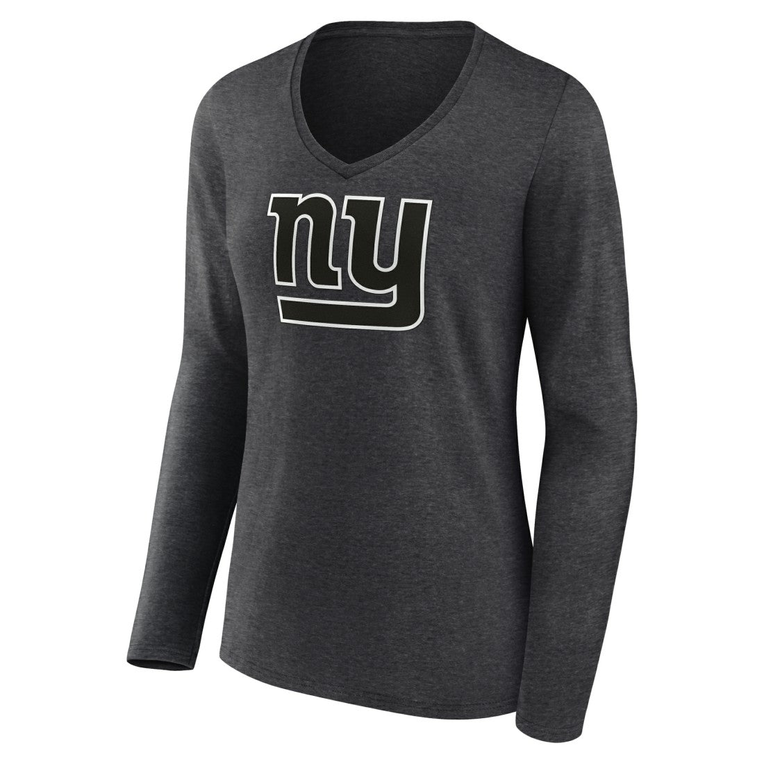 NFL New York Giants Women's Personalized Name & Number Monochrome V-neck T-Shirt