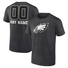 NFL Philadelphia Eagles Personalized Name & Number Monochrome T-Shirt