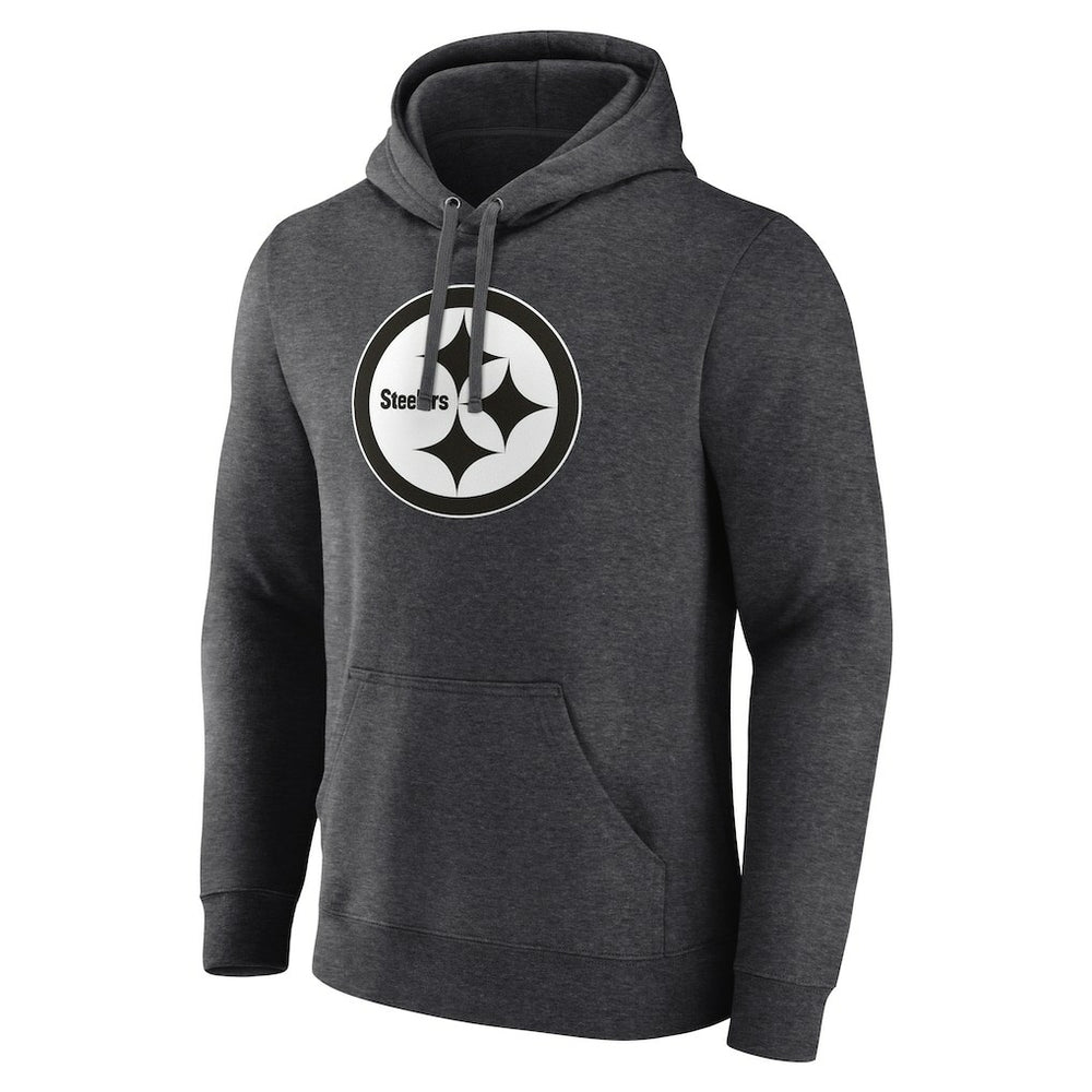 NFL Pittsburgh Steelers Personalized Name & Number Monochrome Pullover Hoodie