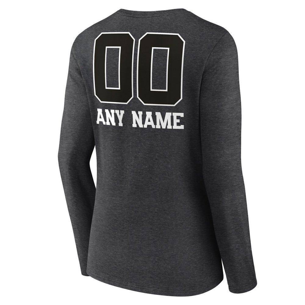 NFL Tampa Bay Buccaneers Women's Personalized Name & Number Monochrome V-neck T-Shirt