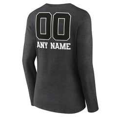 NFL Tampa Bay Buccaneers Women's Personalized Name & Number Monochrome V-neck T-Shirt