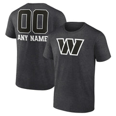 NFL Washington Commanders Personalized Name & Number Monochrome T-Shirt