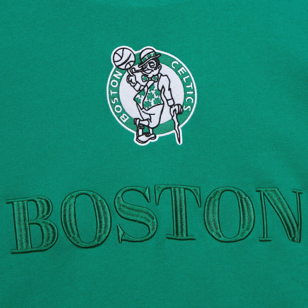 Boston Celtics Hardwood Classics Team OG 3.0 Pullover Hoodie - Kelly Green | Mitchell & Ness outlet