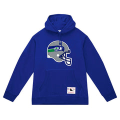 NFL Seattle Seahawks Helmet Logo Vintage Pullover Hoodie