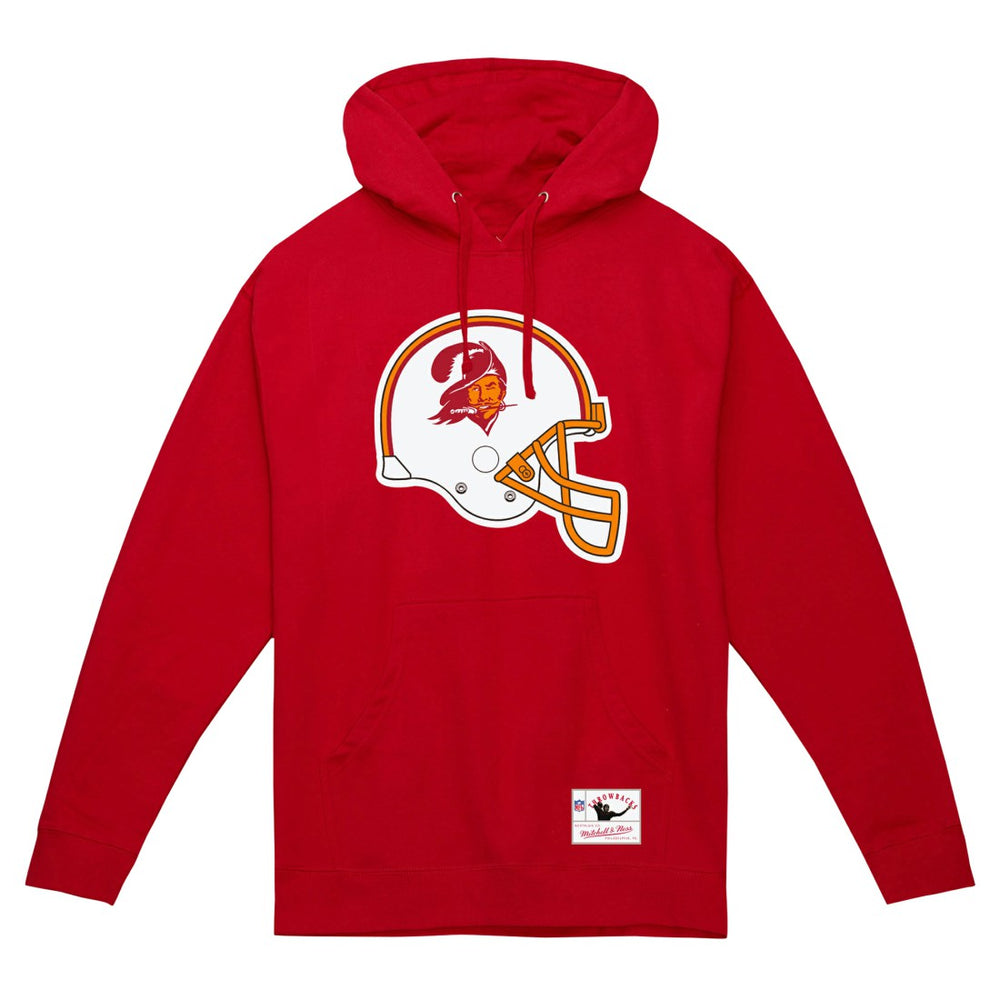 NFL Tampa Bay Buccaneers Helmet Logo Vintage Pullover Hoodie
