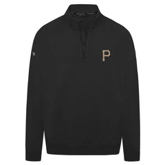 Pittsburgh Pirates Levelwear Murray Quarter-Zip Sweatshirt - Black