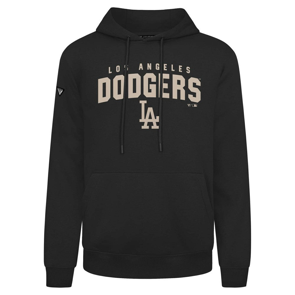 Los Angeles Dodgers Levelwear Podium Team Arch Pullover Hoodie - Black