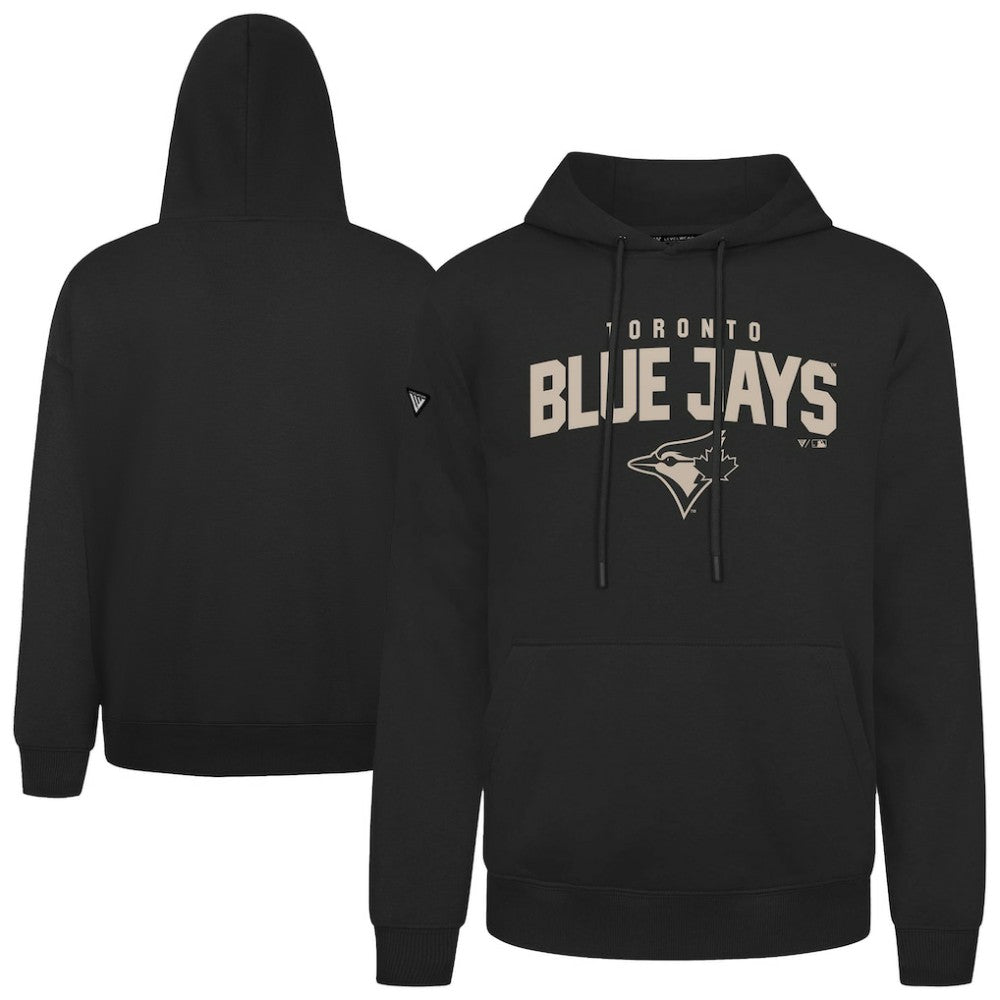 Toronto Blue Jays Levelwear Podium Team Arch Pullover Hoodie - Black