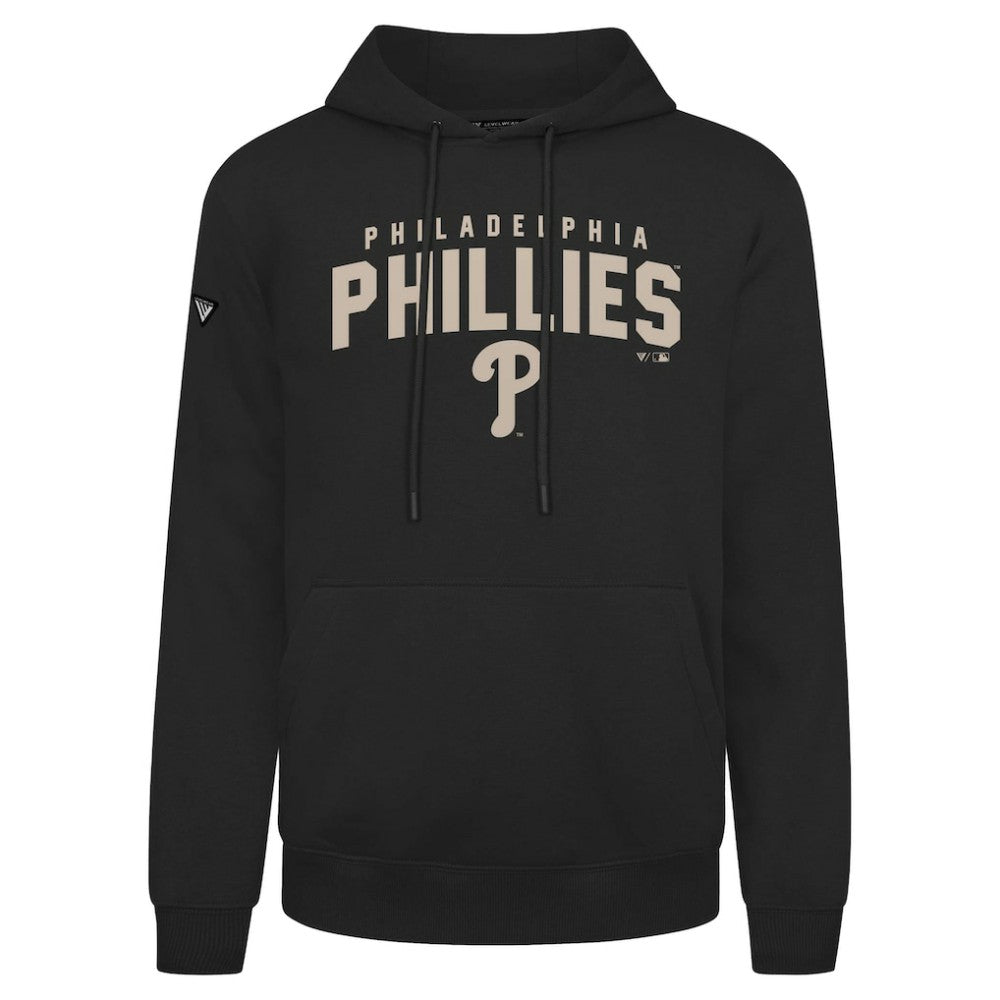 Philadelphia Phillies Levelwear Podium Team Arch Pullover Hoodie - Black
