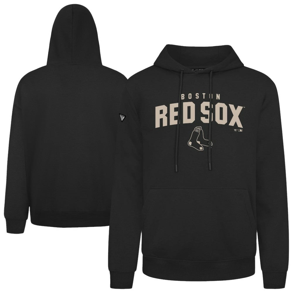 Boston Red Sox Levelwear Podium Team Arch Pullover Hoodie - Black