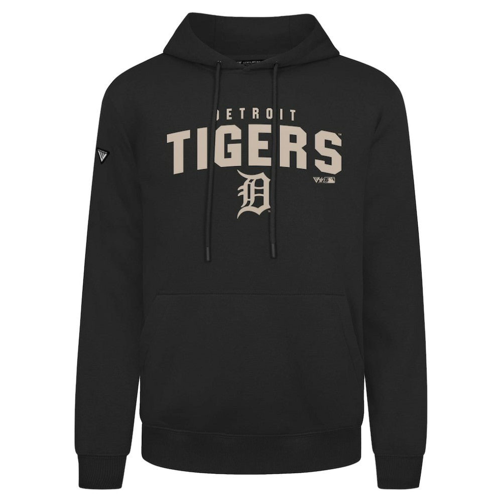 Detroit Tigers Levelwear Podium Team Arch Pullover Hoodie - Black