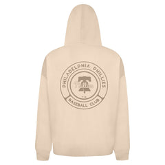 Philadelphia Phillies Levelwear Uphill Oversized Full-Zip Hoodie - Khaki