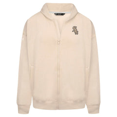 Chicago White Sox Levelwear Uphill Oversized Full-Zip Hoodie - Khaki
