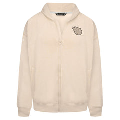 Cleveland Guardians Levelwear Uphill Oversized Full-Zip Hoodie - Khaki