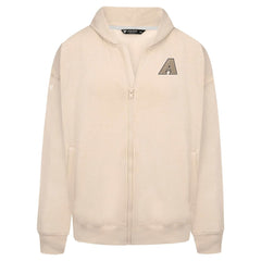 Arizona Diamondbacks Levelwear Uphill Oversized Full-Zip Hoodie - Khaki
