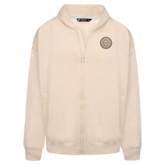 Chicago Cubs Levelwear Uphill Oversized Full-Zip Hoodie - Khaki