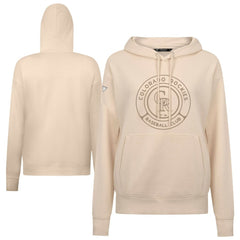Colorado Rockies Levelwear Women's Adorn Gateway Pullover Hoodie - Khaki