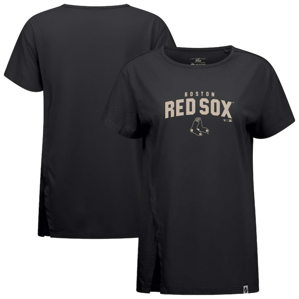 Boston Red Sox Levelwear Influx Team Arch T-Shirt - Black