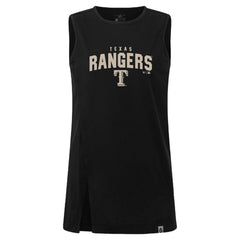 Texas Rangers Levelwear Women's Influx Team Arch Tank Top - Black