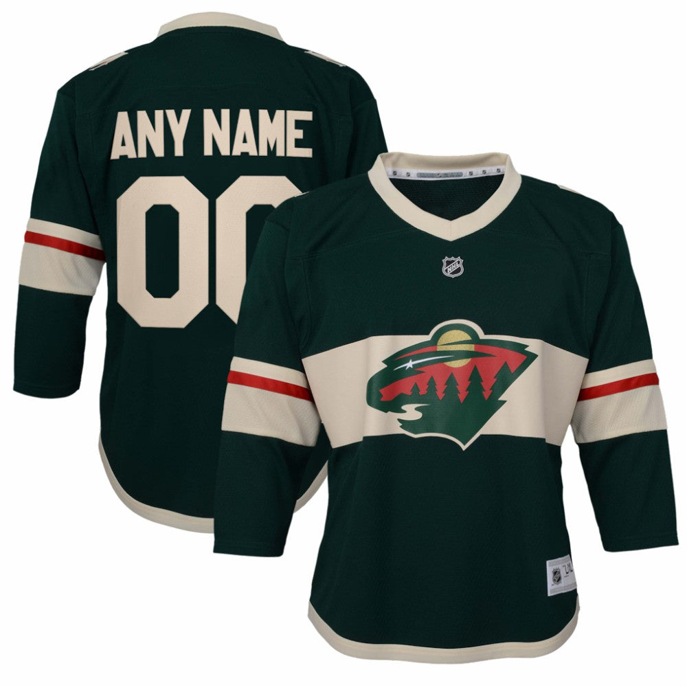 Minnesota Wild Youth Replica Custom Jersey