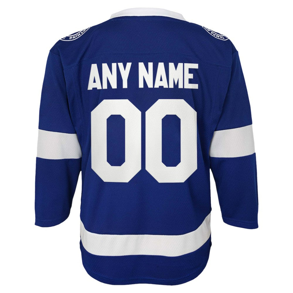 Tampa Bay Lightning Youth Replica Custom Jersey
