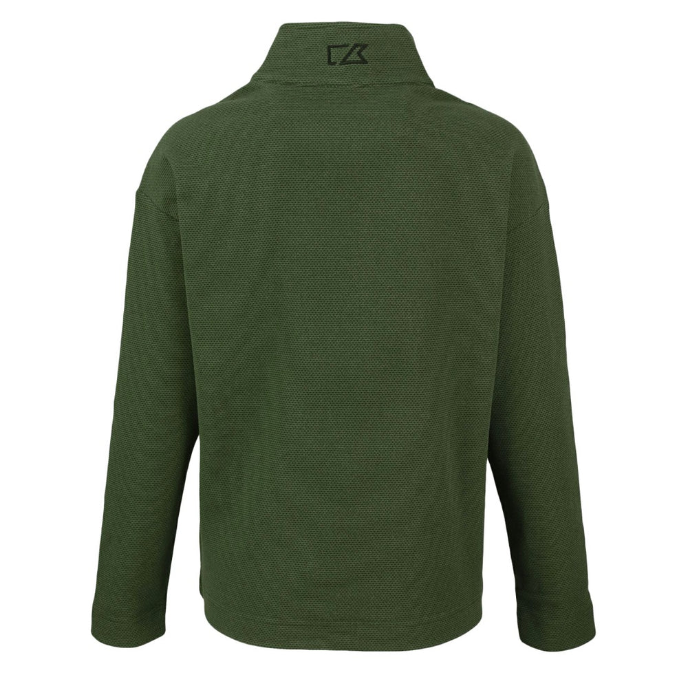 NFL Green Bay Packers Cutter & Buck Women's Hunts Point Eco Half-Snap Sweatshirt