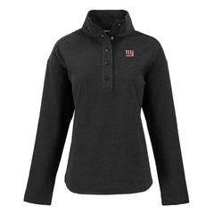 NFL New York Giants Cutter & Buck Women's Hunts Point Eco Half-Snap Sweatshirt