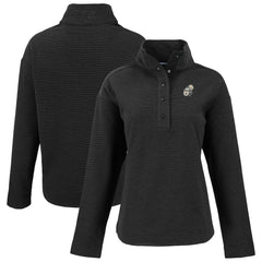 NFL New Orleans Saints Cutter & Buck Women's Hunts Point Eco Half-Snap Sweatshirt