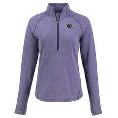 NFL Baltimore Ravens Cutter & Buck Women's Peshastin Eco Fleece Recycled Tri-Blend Raglan Half-Zip Jacket