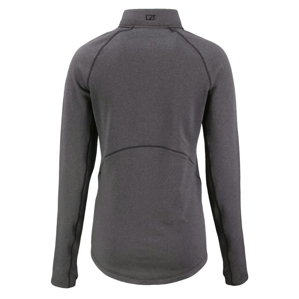 NFL Green Bay Packers Cutter & Buck Women's Peshastin Eco Fleece Recycled Tri-Blend Raglan Half-Zip Jacket
