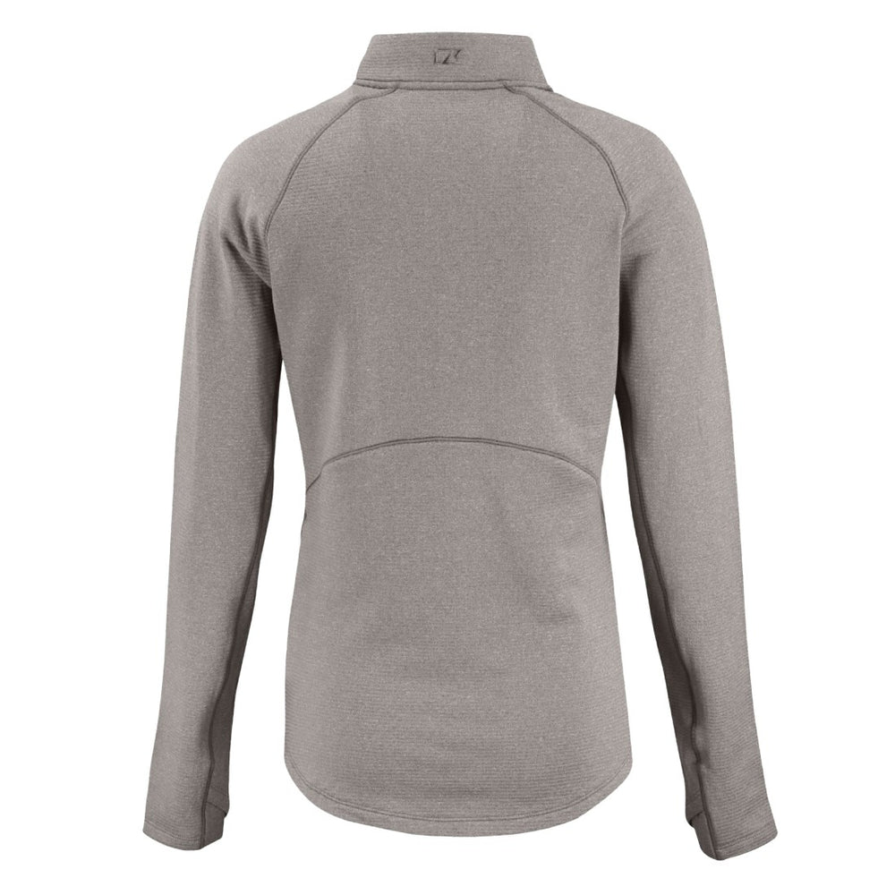 NFL Green Bay Packers Cutter & Buck Women's Peshastin Eco Fleece Recycled Tri-Blend Raglan Half-Zip Jacket
