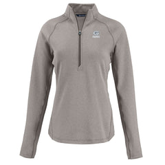 NFL Green Bay Packers Cutter & Buck Women's Peshastin Eco Fleece Recycled Tri-Blend Raglan Half-Zip Jacket