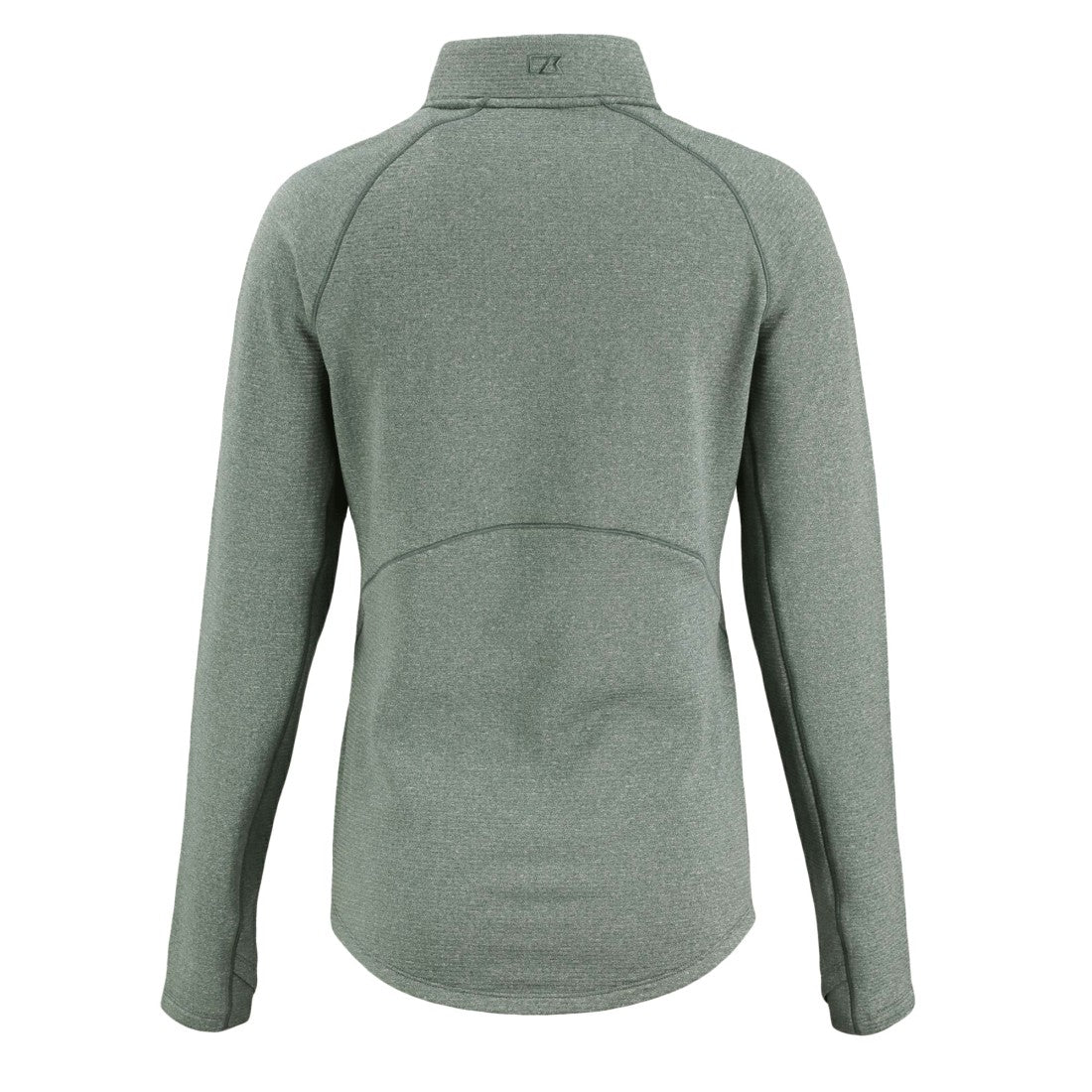 NFL Green Bay Packers Cutter & Buck Women's Peshastin Eco Fleece Recycled Tri-Blend Raglan Half-Zip Jacket