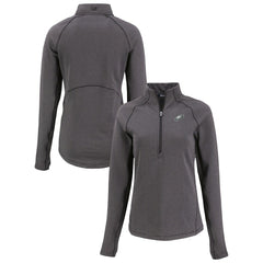 NFL Philadelphia Eagles Cutter & Buck Women's Peshastin Eco Fleece Recycled Tri-Blend Raglan Half-Zip Jacket
